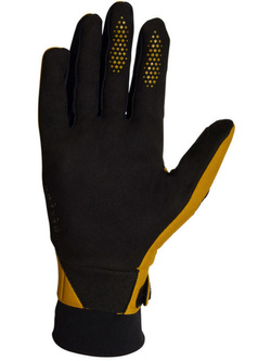 Rękawice cross Fox Defend Thermo Mustard czarno-żółte