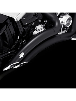 Pełny układ wydechowy Vance & Hines Big Radius do wybranych modeli Harleya Davidsona Czarny Mat