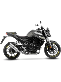 Tłumik motocyklowy LeoVince LV One Evo [Slip-On, Stal nierdzewna + Carbon] do Hondy CB 750 Hornet (23-) srebrny