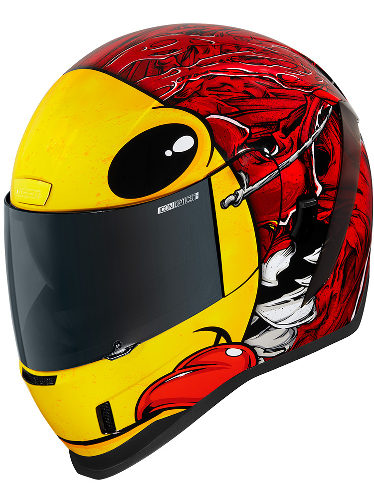 Kask integralny Icon Airform MIPS Brozak czerwony