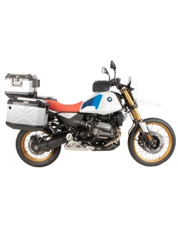 Zestaw: kufry boczne + stelaże Hepco&Becker Xplorer Cutout BMW R 12 G/S (25-) srebrne