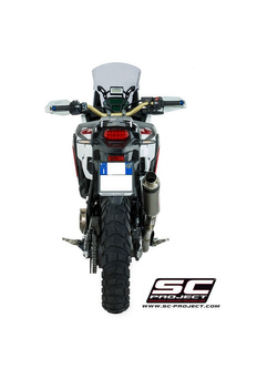 Pełny system 2-1 z pełnymi kolektorami i tłumikiem GP65 SC-Project do Honda CRF1000L AFRICA TWIN [15-17]