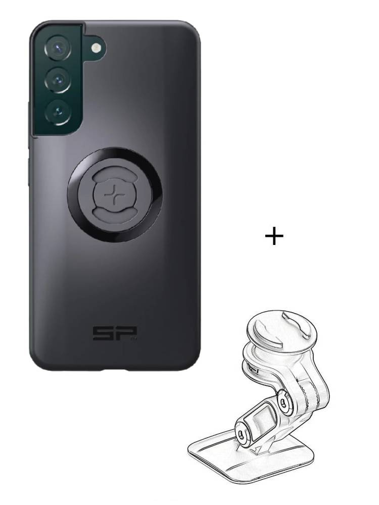 Zestaw do samochodu: etui na telefon Samsung Galaxy S22+ + mocowanie SP Connect