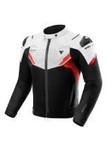 Kurtka motocyklowa tekstylna Shima STX Air G2 szaro-czarno-czerwona