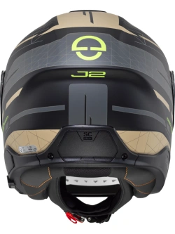 Kask otwarty Schuberth J2 Nova czarno-szaro-brązowy