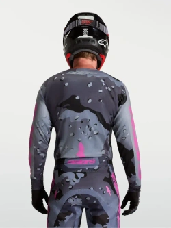 Bluza cross Alpinestars MX Racer Lone szaro-fioletowa