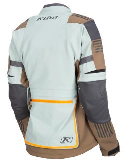 Kurtka motocyklowa tekstylna damska Klim Sedona szaro-brązowa