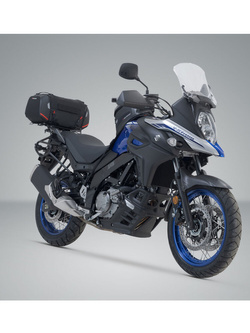 Zestaw: torba na tył Rackpack  + stelaż Street-Rack SW-MOTECH Suzuki DL650 V-Strom/XT (16-25) (pojemność 32,0-42,0 l)