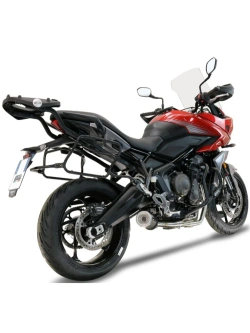 Pełny układ wydechowy G.P.R M3 Black Titanium Triumph Tiger 660 Sport (22-24) [wersja: Low Position, z homologacją]