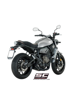 Pełny układ wydechowy 2-1, SC-Project Conic 70's Stainless steel [Matt Black] - Yamaha XSR 700 [16-20]