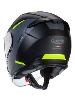Kask otwarty Caberg Flyon II Boss czarno-szaro-żółty