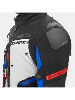 Kurtka motocyklowa tekstylna Shima Dune czarno-niebieska