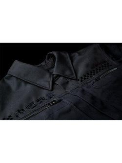 Kurtka motocyklowa tekstylna Icon Upstate Canvas National czarna