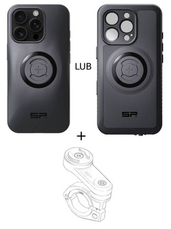 Zestaw na motocykl: etui na telefon iPhone 16 Pro + mocowanie SP Connect
