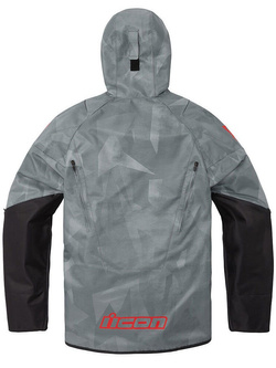 Kurtka motocyklowa tekstylna Icon Airform Battlescar szara