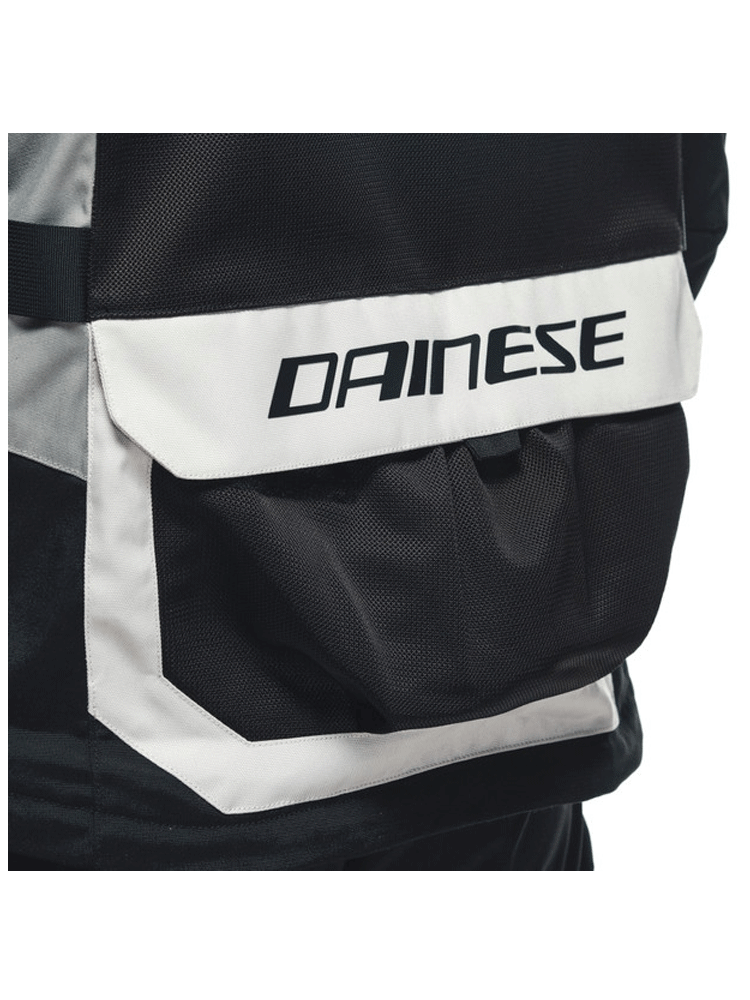 Kurtka motocyklowa tekstylna Dainese Desert Tex szaro-czarna