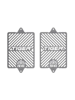Osłona chłodnicy R&G Racing Triumph Tiger 850 Sport (21-) z wzorem, para