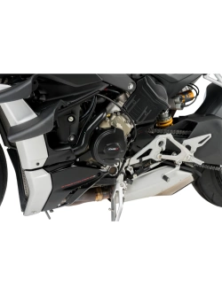 Pokrywy dekli silnika PUIG Ducati Streetfighter V4/ S (20-22) czarne, matowe