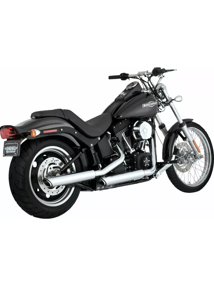 Tłumiki motocyklowe Vance & Hines 3" Twin Slash Harley Davidson Rocker/ Softail (wybrane modele) chromowane