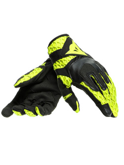 Tekstylne rękawice motocyklowe Dainese Air-Maze Unisex czarno-fluo żółte