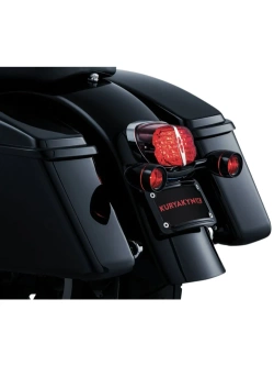 Zestaw: kierunkowskazy tylne + uchwyt Kuryakyn Harley Davidson (wybrane modele) czarne
