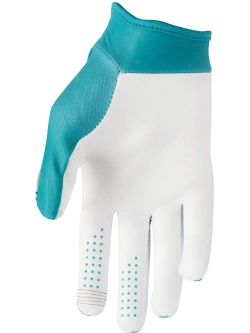 Rękawice cross damskie Thor Launchmode XP biało-niebieskie