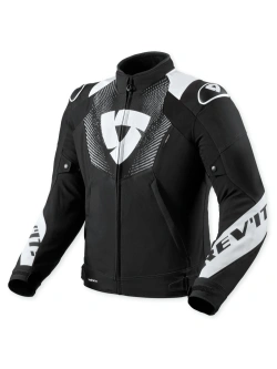 Kurtka motocyklowa tekstylna REV’IT! Hyperspeed 3 H2O czarno-biała