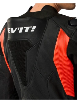 Kombinezon motocyklowy dwuczęściowy REV’IT! Argon 3 czarno-fluo czerwony