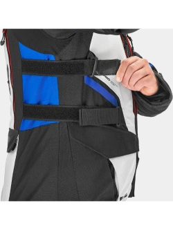 Kurtka motocyklowa tekstylna Shima Dune czarno-niebieska