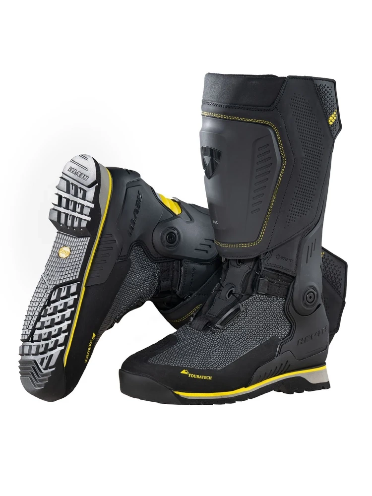 Buty motocyklowe adventure Touratech Destino Ultimate GTX czarno-żółte