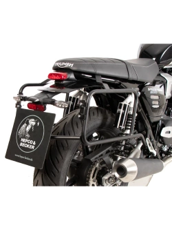 Stelaż kufrów bocznych Hepco&Becker Triumph Speed Twin 900 (25-) czarny [montowany na stałe]