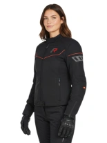 Kurtka motocyklowa damska tekstylna Rukka Airgobina 2.0 czarno-czerwona