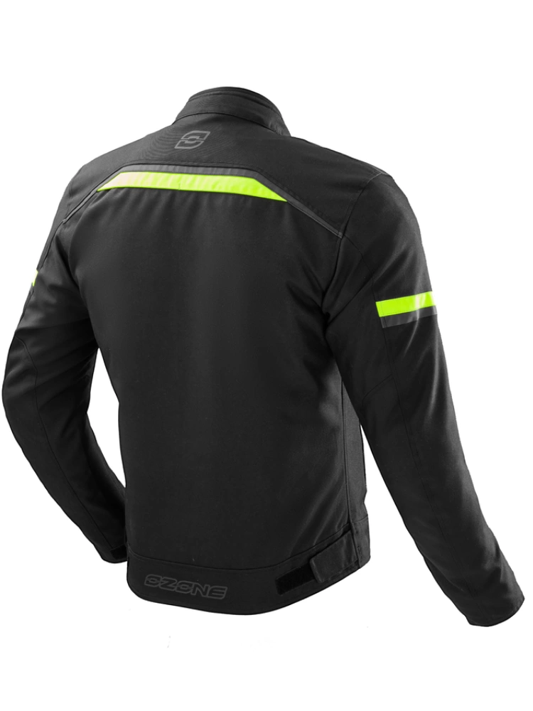 Kurtka motocyklowa tekstylna Ozone Neo czarno-żółta