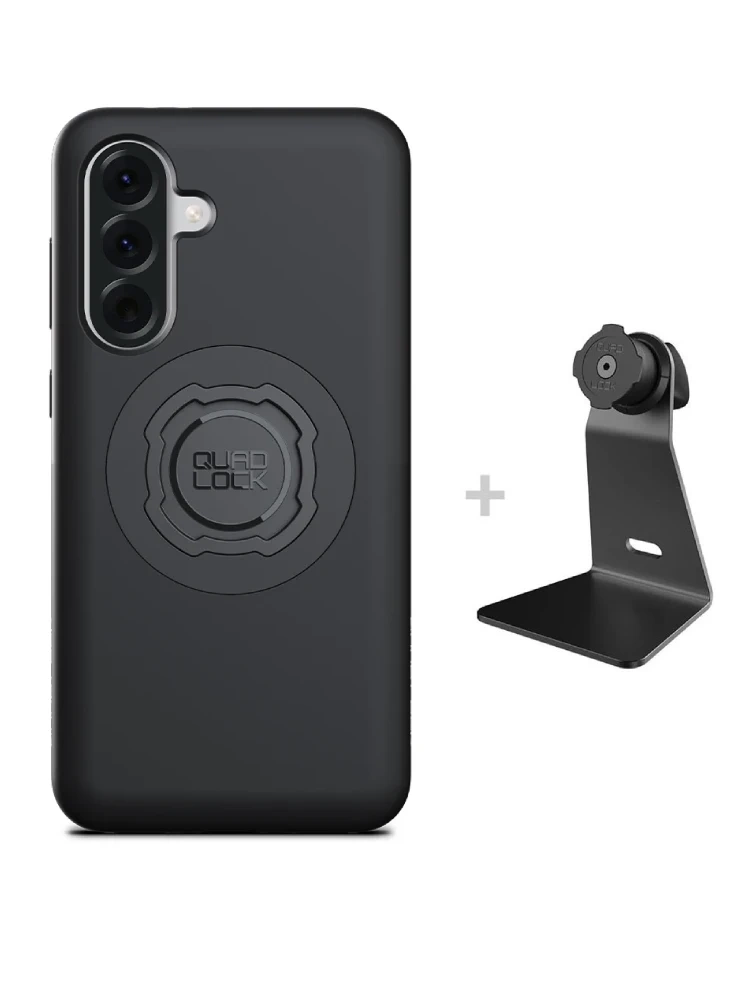 Zestaw na biurko: etui MAG na telefon Samsung Galaxy A36 (magnetyczne) + uchwyt Quad Lock