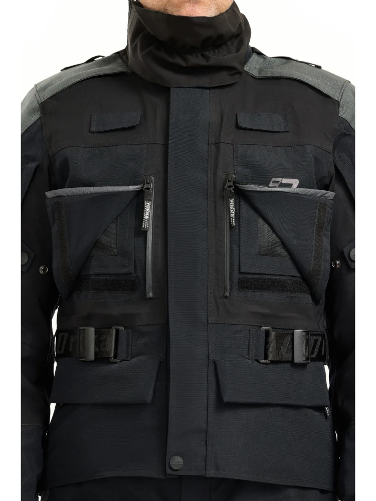 Kurtka motocyklowa tekstylna Rukka TitanTrail-R czarna