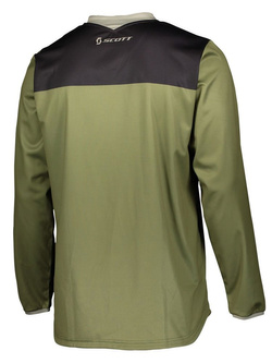 Bluza motocross Scott 350 Dirt zielono-czarna