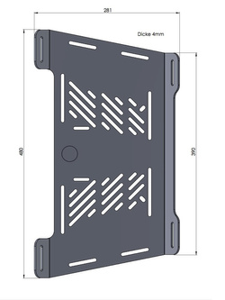 Poszerzenie bagażnika Hepco&Becker BMW R 1250 R [19-]