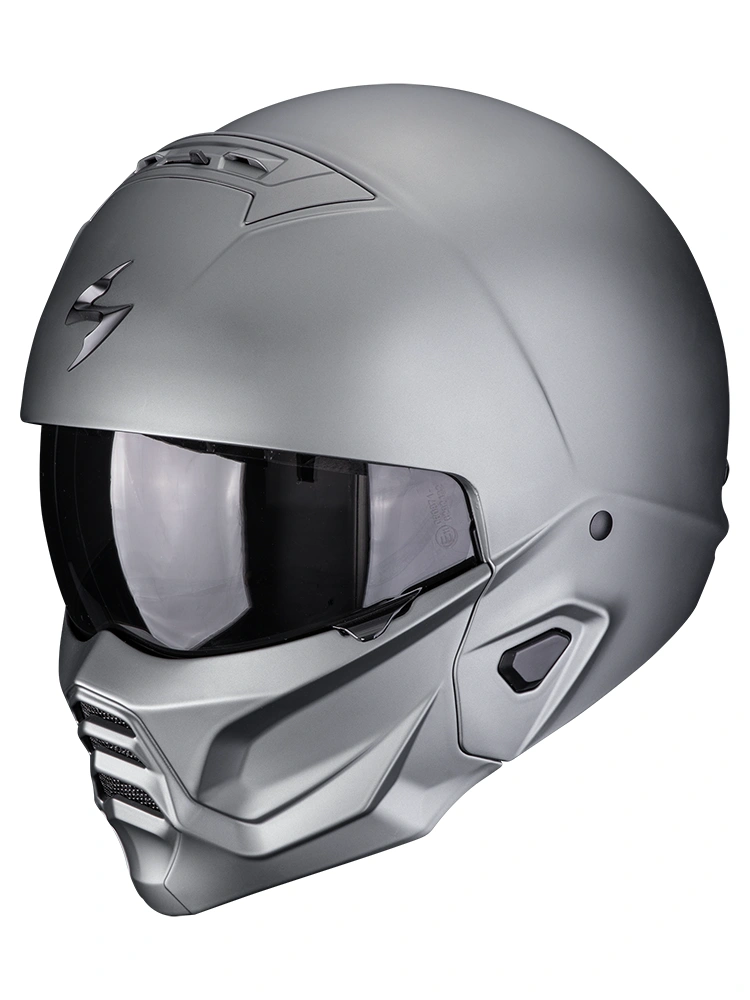 Kask modułowy Scorpion Exo-Combat II Solid szary matowy