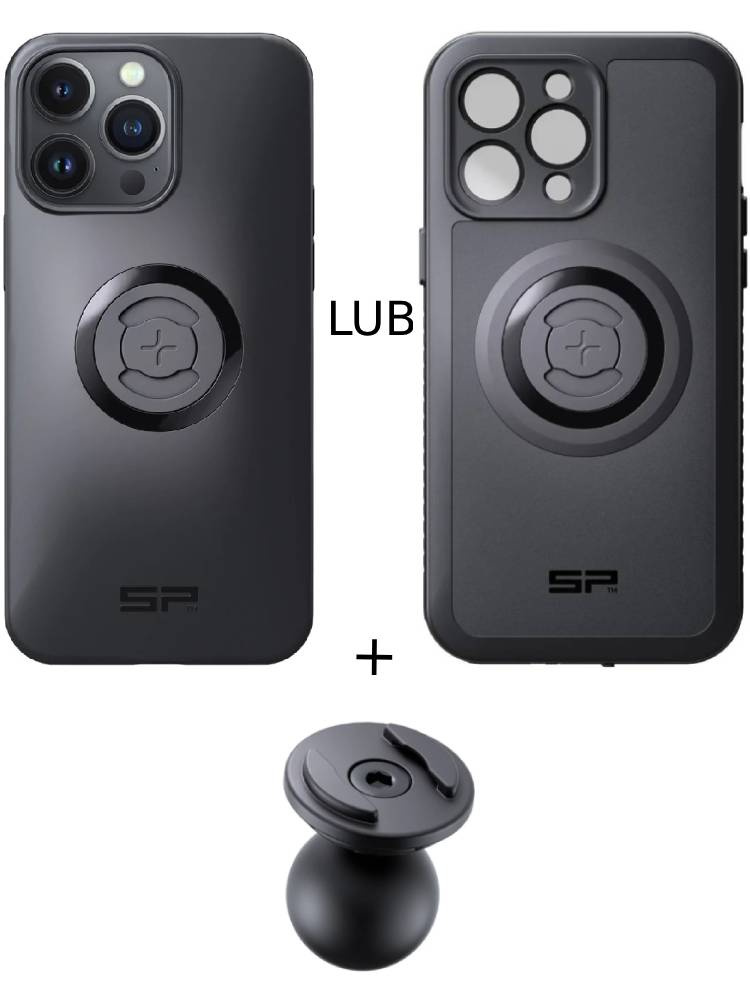 Zestaw: etui na telefon iPhone 14 Pro Max + uchwyt kulowy Pro SPC+ SP Connect