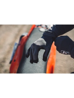 Rękawice cross Klim XC Pro szaro-czarne