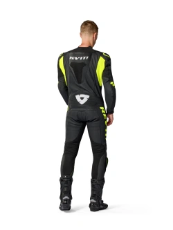 Kombinezon motocyklowy jednoczęściowy REV’IT! Argon 3 czarno-fluo żółty