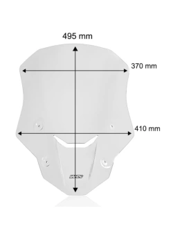 Szyba motocyklowa WRS Caponord Honda XL 750 Transalp (25-) przezroczysta