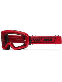 Gogle motocyklowe iMX Endurance Race czerwone