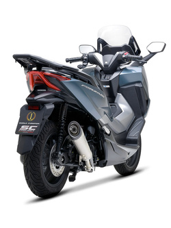 Tłumik motocyklowy SC-Project S2 Honda Forza 350 (21-24) tytan