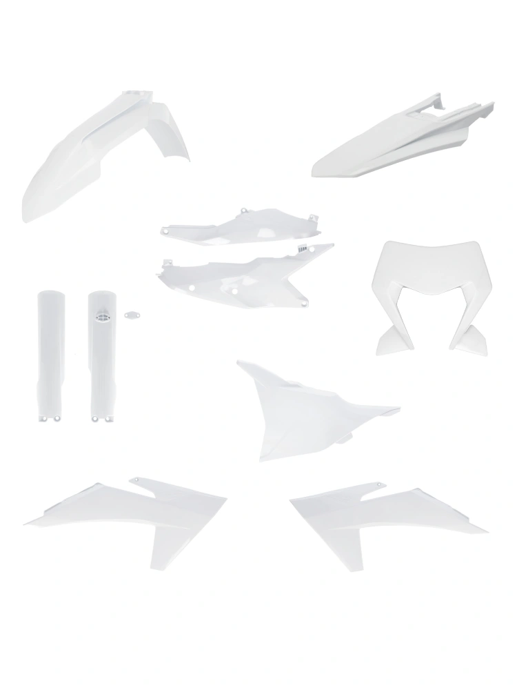 Pełny zestaw plastików Acerbis biały KTM (wybrane modele)