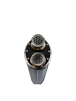 Tłumik motocyklowy G.P.R Dual Poppy BMW F 800 GS (24-) E5 stalowy [z homologacją]