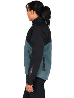 Kurtka przeciwdeszczowa damska Knox Modra czarno-niebieska