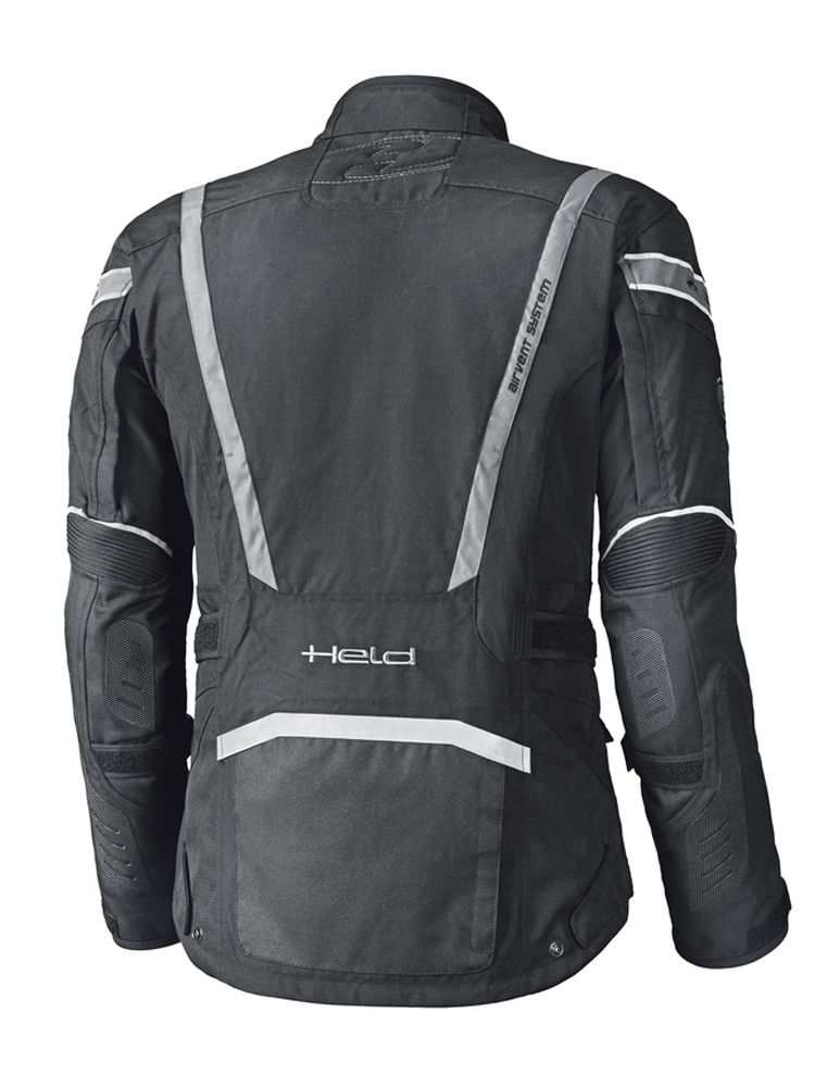 Kurtka motocyklowa tekstylna Held Hakuna II czarno-szara