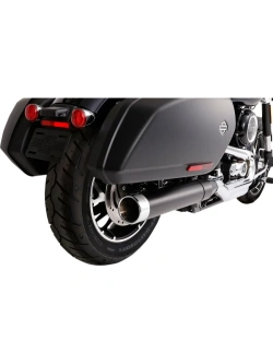 Tłumik motocyklowy Rinehart Racing 4" Harley Davidson Sport Glide (FLSB) czarny/chromowany [18-24]