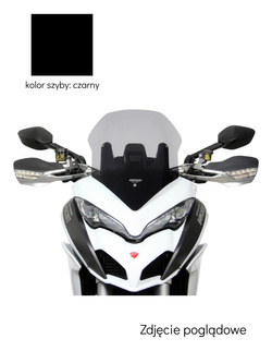 Szyba motocyklowa MRA Touring "T" Ducati Multistrada 1200/ 1260/ S (15-23)/ Pikes P (15-24) czarna